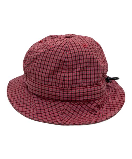 SUPREME（シュプリーム）SUPREME (シュプリーム) Cordura Plaid Bell Hat/コーデュラプレイドベルハット レッドの古着・服飾アイテム