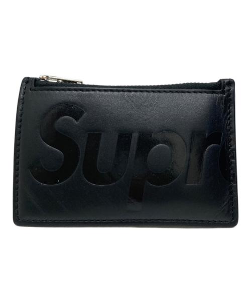SUPREME（シュプリーム）SUPREME (シュプリーム) Leather Zip Card Holder/レザージップカードホルダー ブラックの古着・服飾アイテム