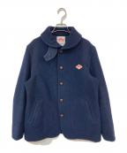 DANTONダントン）の古着「丸襟ウールモッサジャケット」｜ネイビー