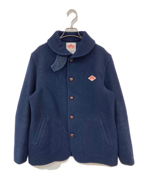 DANTON（ダントン）DANTON (ダントン) 丸襟ウールモッサジャケット ネイビー サイズ:40の古着・服飾アイテム