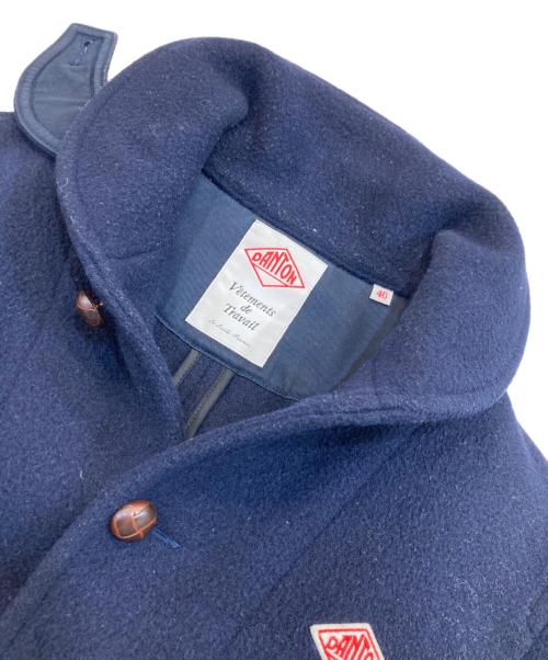DANTON（ダントン）DANTON (ダントン) 丸襟ウールモッサジャケット ネイビー サイズ:40の古着・服飾アイテム