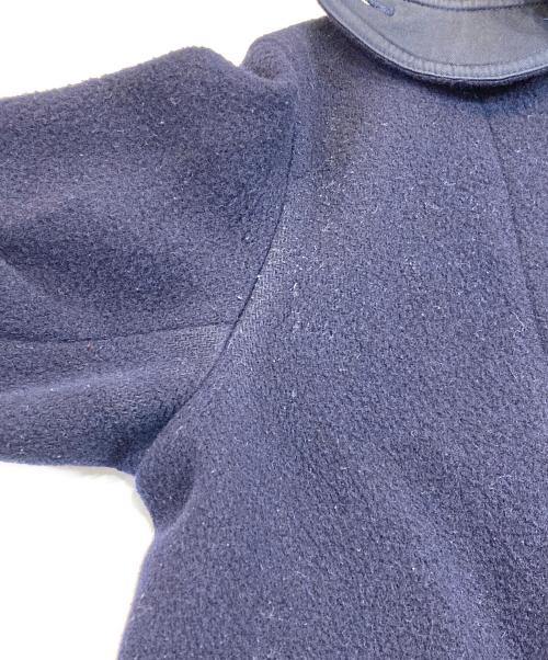 DANTON（ダントン）DANTON (ダントン) 丸襟ウールモッサジャケット ネイビー サイズ:40の古着・服飾アイテム