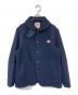 DANTON（ダントン）の古着「丸襟ウールモッサジャケット」｜ネイビー