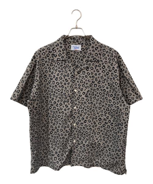 KEBOZ（ケボズ）KEBOZ (ケボズ) LEOPARD SHIRT/レオパードシャツ グレー サイズ:SIZE Mの古着・服飾アイテム