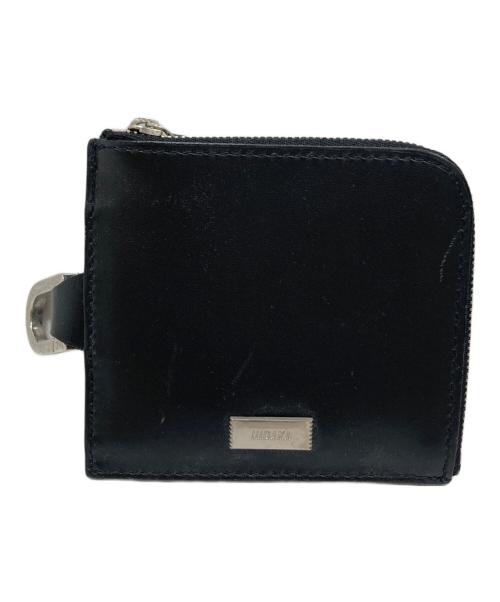 HIDAKA（ヒダカ）HIDAKA (ヒダカ) L ZIP PURSE/Lジップパース ブラックの古着・服飾アイテム