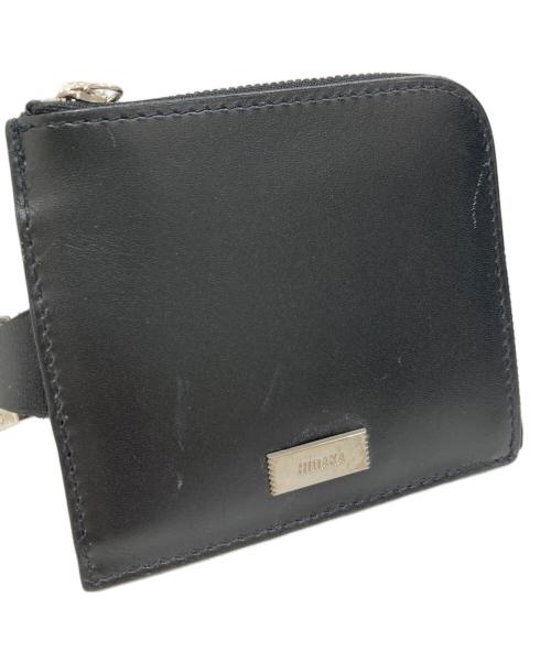 HIDAKA（ヒダカ）HIDAKA (ヒダカ) L ZIP PURSE/Lジップパース ブラックの古着・服飾アイテム