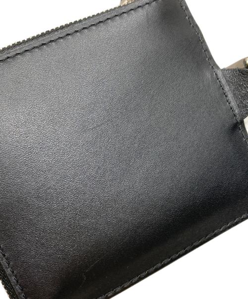 HIDAKA（ヒダカ）HIDAKA (ヒダカ) L ZIP PURSE/Lジップパース ブラックの古着・服飾アイテム