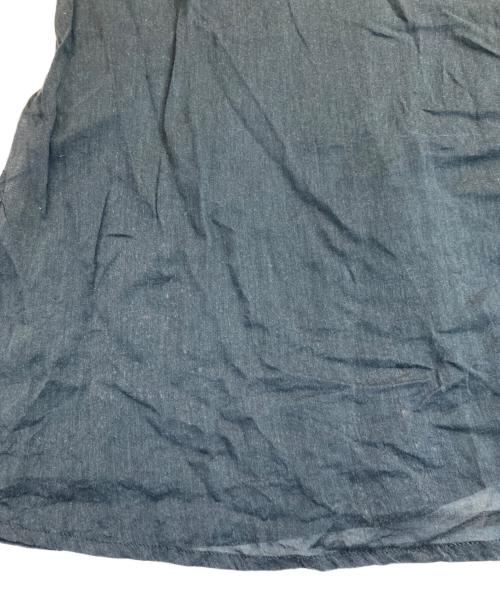 WEEKEND Max Mara（ウィークエンド マックスマーラ）Weekend Max Mara (ウィークエンド マックスマーラ) ロングシアーシャツ ブラック サイズ:Lの古着・服飾アイテム