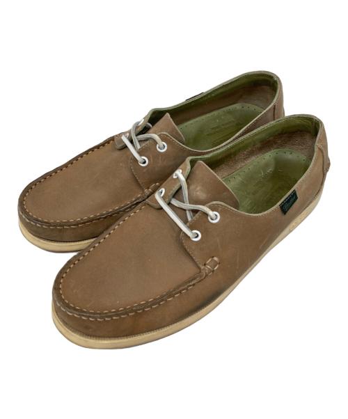 PARABOOT（パラブーツ）PARABOOT (パラブーツ) デッキシューズ ブラウン サイズ:SIZE 8の古着・服飾アイテム