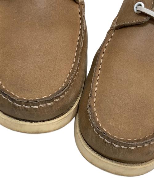 PARABOOT（パラブーツ）PARABOOT (パラブーツ) デッキシューズ ブラウン サイズ:SIZE 8の古着・服飾アイテム