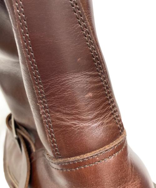 SLOW WEAR LION（スローウェアライオン）SLOW WEAR LION (スローウェアライオン) OILD LEATHER ENGINEER BOOTS/オールドレザーエンジニアブーツ ブラウン サイズ:SIZE 10Eの古着・服飾アイテム