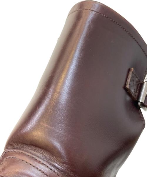 SLOW WEAR LION（スローウェアライオン）SLOW WEAR LION (スローウェアライオン) OILD LEATHER ENGINEER BOOTS/オールドレザーエンジニアブーツ ブラウン サイズ:SIZE 10Eの古着・服飾アイテム