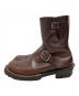 SLOW WEAR LION (スローウェアライオン) OILD LEATHER ENGINEER BOOTS/オールドレザーエンジニアブーツ ブラウン サイズ:SIZE 10E：16000円