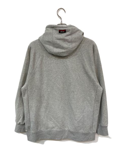 NANGA（ナンガ）NANGA (ナンガ) エコハイブリッドボックスロゴスウェットフーディー グレー サイズ:JPN Lの古着・服飾アイテム