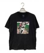 PLEASURES×SLIPKNOTプレジャーズ×スリップノット）の古着「Skeleton T-shirt/スケルトン　Ｔシャツ」｜ブラック