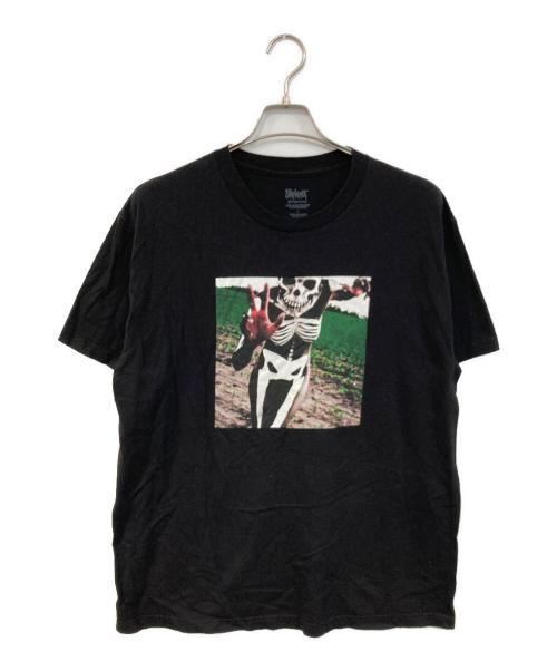 PLEASURES（プレジャーズ）PLEASURES (プレジャーズ) SLIPKNOT (スリップノット) Skeleton T-shirt/スケルトン　Ｔシャツ ブラック サイズ:SIZE Lの古着・服飾アイテム
