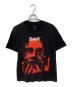 PLEASURES（プレジャーズ）の古着「FACE T-SHIRT Tシャツ」｜ブラック