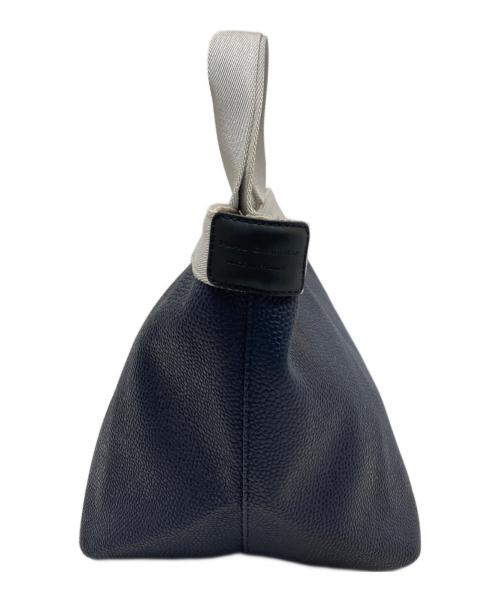 Herve Chapelier（エルベシャプリエ）Herve Chapelier (エルベシャプリエ) リュクス 舟形トートバッグ M ネイビー×シルバーの古着・服飾アイテム