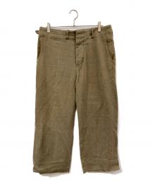 MAATEE&SONS（マーティーアンドサンズ）の古着「CHINO TROUSER/チノトラウザー ドゥルン」｜オリーブ