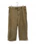MAATEE&SONS（マーティーアンドサンズ）の古着「CHINO TROUSER/チノトラウザー ドゥルン」｜オリーブ