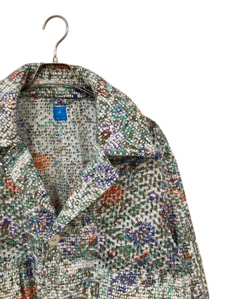 PERIOD FEATURES（ピリオドフューチャーズ）PERIOD FEATURES (ピリオドフューチャーズ) DIGITAL PPRINT SHIRT/デジタルプリントシャツ グリーン サイズ:-の古着・服飾アイテム