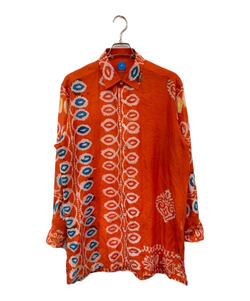 PERIOD FEATURES（ピリオドフューチャーズ）PERIOD FEATURES (ピリオドフューチャーズ) 総柄シャツ レッド サイズ:-の古着・服飾アイテム