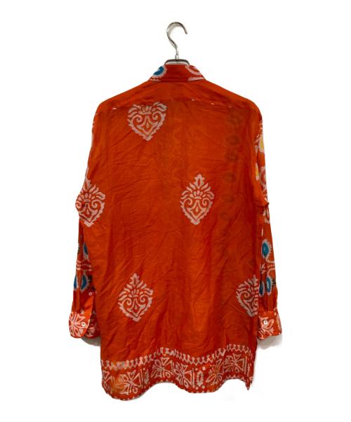 PERIOD FEATURES（ピリオドフューチャーズ）PERIOD FEATURES (ピリオドフューチャーズ) 総柄シャツ レッド サイズ:-の古着・服飾アイテム