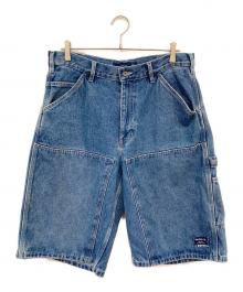 NAUTICA（ノーティカ）の古着「ダブルニー デニム ペインター ショーツ」｜インディゴ