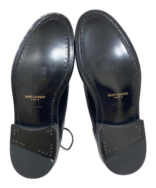 Saint Laurent Paris（サンローランパリ）Saint Laurent Paris (サンローランパリ) ウィングチップシューズ ブラック サイズ:41の古着・服飾アイテム