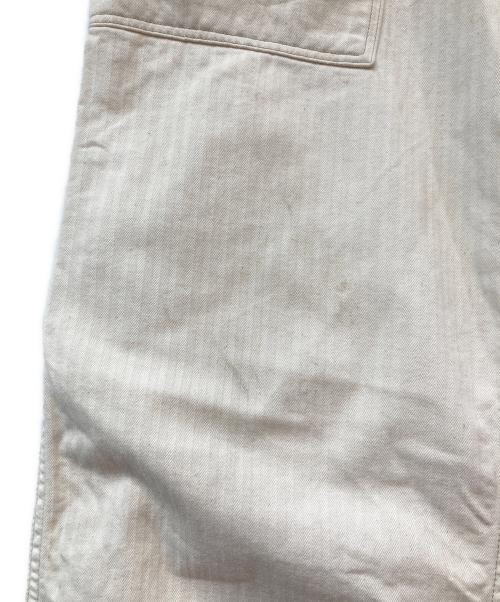 freewheelers（フリーホイーラーズ）freewheelers (フリーホイーラーズ) LONGSHOREMAN/ロングショアマン ヘリンボーンパンツ ホワイト サイズ:SIZE 34x34の古着・服飾アイテム