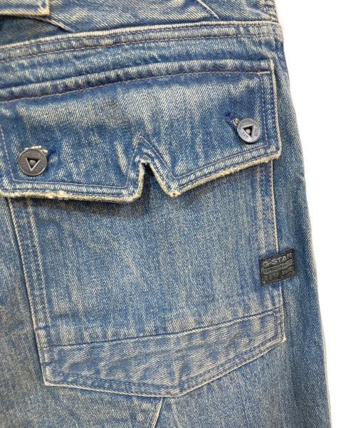 G-STAR RAW（ジースターロゥ）G-STAR RAW (ジースターロゥ) バイカーデニムパンツ インディゴ サイズ:SIZE 73.5cm (W29)の古着・服飾アイテム