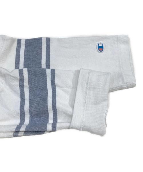 Champion（チャンピオン）Champion (チャンピオン) 5分袖Tシャツ ホワイト サイズ:SIZE Mの古着・服飾アイテム