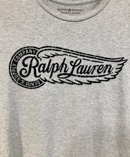 Denim & Supply Ralph Lauren（デニム＆サプライ ラルフローレン）DENIM & SUPPLY RALPH LAUREN (デニム＆サプライ ラルフローレン) プリントTシャツ グレー サイズ:SIZE Sの古着・服飾アイテム