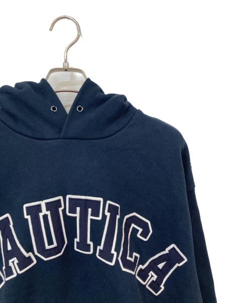 NAUTICA（ノーティカ）NAUTICA (ノーティカ) Arch Logo Sweat Hoodie/アーチロゴスウェットフーディー ネイビー サイズ:SIZE Mの古着・服飾アイテム
