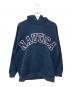 NAUTICA（ノーティカ）の古着「Arch Logo Sweat Hoodie/アーチロゴスウェットフーディー」｜ネイビー