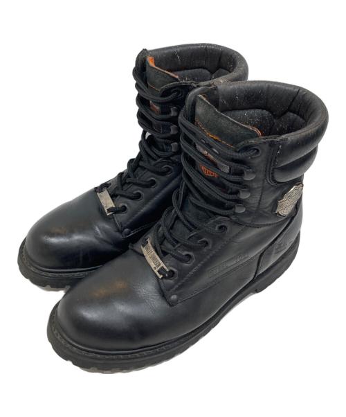 HARLEY-DAVIDSON（ハーレーダビッドソン）HARLEY-DAVIDSON (ハーレーダビッドソン) レースアップブーツ ブラック サイズ:SIZE 26.5cmの古着・服飾アイテム