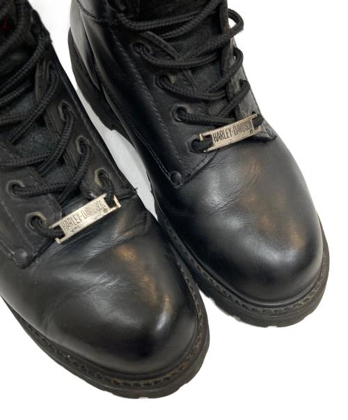 HARLEY-DAVIDSON（ハーレーダビッドソン）HARLEY-DAVIDSON (ハーレーダビッドソン) レースアップブーツ ブラック サイズ:SIZE 26.5cmの古着・服飾アイテム