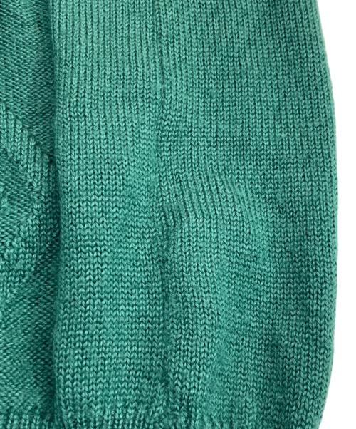 Burberry's（バーバリー）Burberry's (バーバリーズ) 刺繍ニット グリーン サイズ:SIZE Lの古着・服飾アイテム