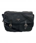 PRADAプラダ）の古着「VELA ナイロンショルダーバッグ」｜ブラック