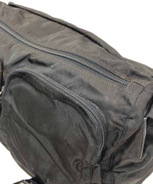 PRADA（プラダ）PRADA (プラダ) VELA ナイロンショルダーバッグ ブラックの古着・服飾アイテム