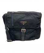 PRADAプラダ）の古着「NERO ナイロン メッセンジャーバッグ」｜ブラック
