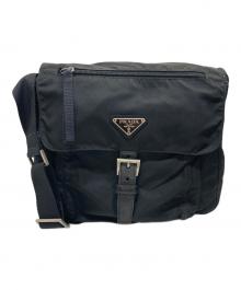 PRADA（プラダ）の古着「NERO ナイロン メッセンジャーバッグ」｜ブラック