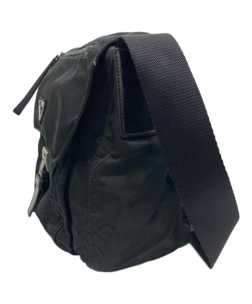 PRADA（プラダ）PRADA (プラダ) NERO ナイロン メッセンジャーバッグ ブラックの古着・服飾アイテム