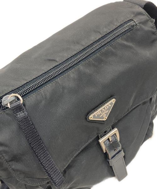 PRADA（プラダ）PRADA (プラダ) NERO ナイロン メッセンジャーバッグ ブラックの古着・服飾アイテム