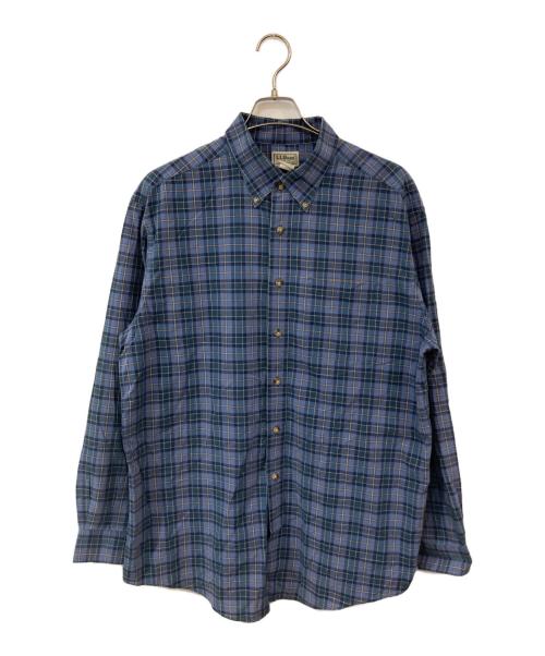 L.L.Bean（エルエルビーン）L.L.Bean (エルエルビーン) チェックBDシャツ ブルー サイズ:SIZE Lの古着・服飾アイテム