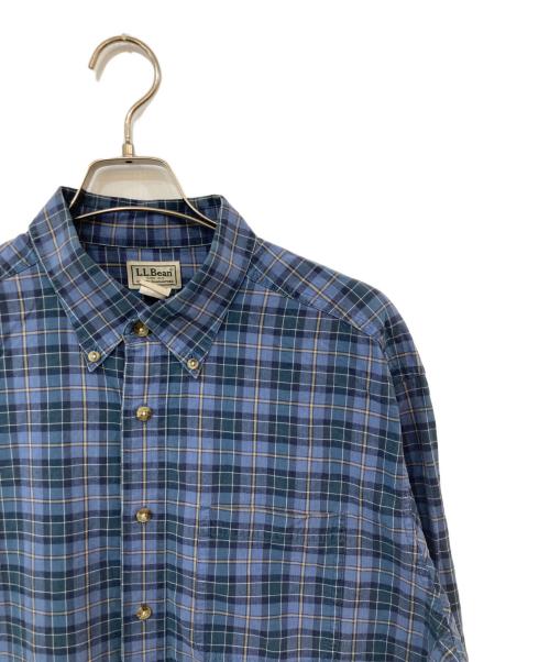 L.L.Bean（エルエルビーン）L.L.Bean (エルエルビーン) チェックBDシャツ ブルー サイズ:SIZE Lの古着・服飾アイテム