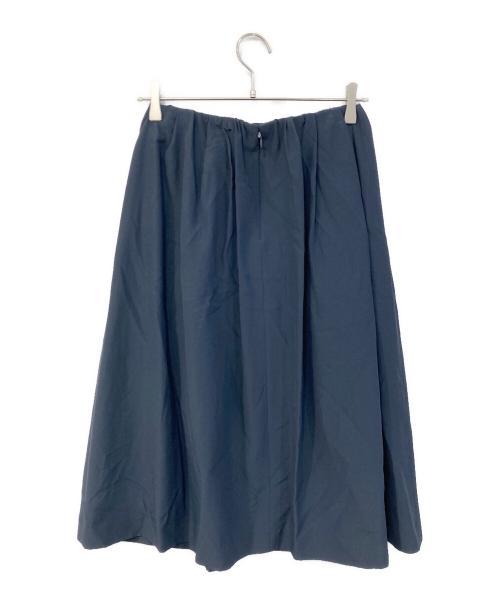 BALLSEY（ボールジィ）BALLSEY (ボールジィ) マットグログラン タックギャザースカート ネイビー サイズ:SIZE 36 未使用品の古着・服飾アイテム