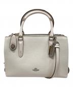 COACHコーチ）の古着「ブルックリンキャリーオールハンドバッグ」｜アイボリー