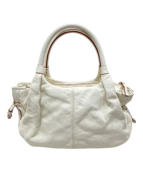 Kate Spade（ケイトスペード）Kate Spade (ケイトスペード) ハンドバッグ ホワイトの古着・服飾アイテム