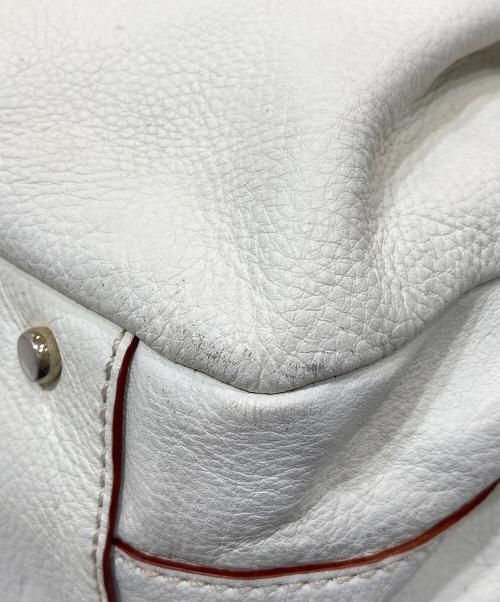 Kate Spade（ケイトスペード）Kate Spade (ケイトスペード) ハンドバッグ ホワイトの古着・服飾アイテム